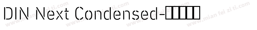 DIN Next Condensed字体转换